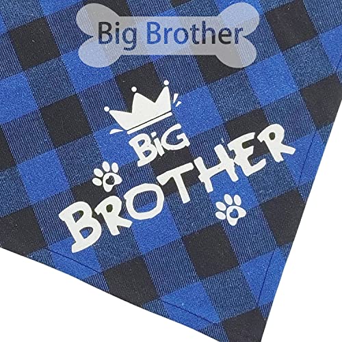 Plaid Dog Bandanas for Small Medium Large Dogs, 1PC Adjustable Dog Triangle Bibs Kerchief Cotton Scarf Pet Bandanas Supplies for Christmas Halloween Wedding Party