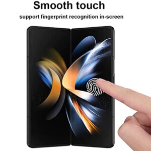 (2 Sets 8 PCS) Screen Protector Designed for Samsung Galaxy Z Fold 4, 2 PCS Front Matte Screen Protector and 2 PCS Inside Screen Protector with 2 PCS Back Film with 2 PCS Side Soft Film Suit for Galaxy Z Fold 4 5G Full Covered Anti-Glare