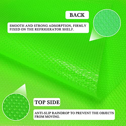 16 PCS Refrigerator Liners for Shelves Washable Fridge Liner Mats Waterproof Oilproof Refrigerator Shelf Liners for Glass Shelves (4 Colors)