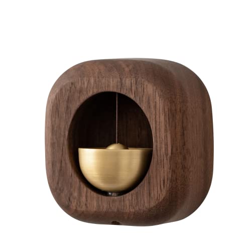 Vandroop Shopkeepers Bell for Door Opening, Decorative Wooden Door Bells Hanging, Handmade Office Store Entrance Front Porch Cafe Doorbell