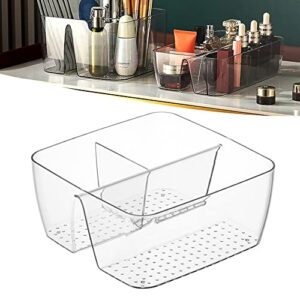 Plastic Cosmetic Storage Organizer Box Containers, VALINK Makeup Organizer for Bathroom, Bedroom and Vanity Countertops