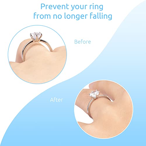 REIDEA Ring Adjuster, Invisible and Comfortable Non-Slip, Various Sizes to Fit Almost Rings