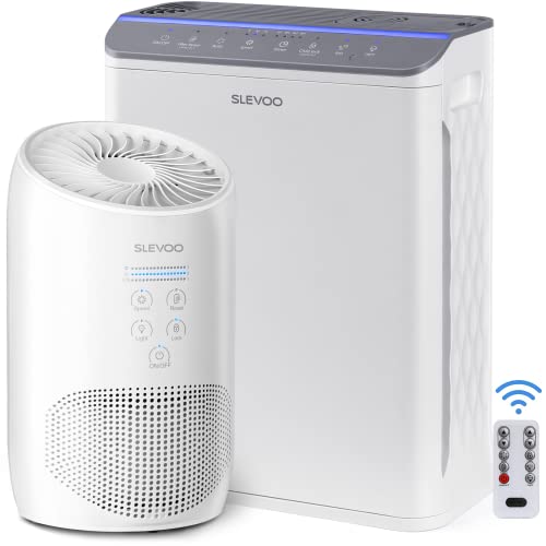 BS-14 Air Purifier & BS-03 Air Purifier, Effectively Clean 99.97% of Dust, Smoke, Pets Dander, Pollen, Odors