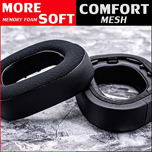 HS80 Cooling Gel Ear Pads Compatible with HS80 Headset I Thicker Enhanced Memory Foam with Breathable Mesh by DIMOST