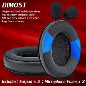 Revolver Cooling Gel Ear Pads for Cloud Revolver / Revolver S Headset I Thicker Enhanced Memory Foam - Hybrid Sport Fabric More Comfort by DIMOST