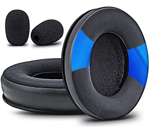 Revolver Cooling Gel Ear Pads for Cloud Revolver / Revolver S Headset I Thicker Enhanced Memory Foam - Hybrid Sport Fabric More Comfort by DIMOST