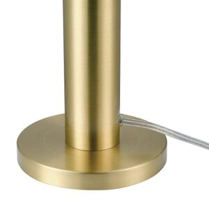 Globe Electric Novogratz x 65856 Olivia 12" Table Lamp, Matte Brass