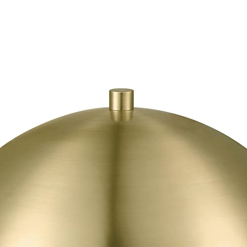 Globe Electric Novogratz x 65856 Olivia 12" Table Lamp, Matte Brass