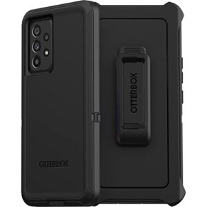 otterbox samsung galaxy a53 5g defender series case - black (non-retail/ships in polybag) rugged & durable, with port protection includes holster clip kickstand