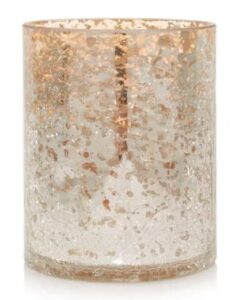 yankee candle metallic mercury crackle jar candle holder