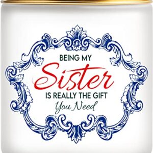 Lavender Scented Candle, Sister Gifts from Sister Brother, Birthday Gifts for Sister, Best Sister Gifts for Sisters, Big, Little Sister, Friend, Sibling, Bestie, BFF, Christmas Thanksgiving