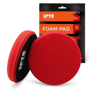 Red Finish Polish Pad, 1Pc 5 Inch Buffing Polishing Pads for 125mm Backing Plate Compound Buffing Sponge for Car Buffer Polisher Compounding, Polishing and Waxing