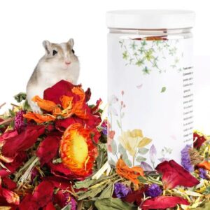 hamster bedding- handmade natural flower guinea pig bedding - for squirrels, guinea pigs, rabbits, chinchillas, prairie dogs, degus, hamsters, gerbils & other small pets