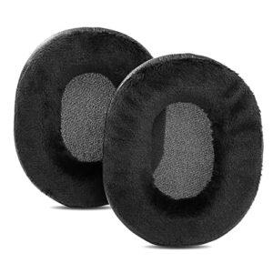 taizichangqin upgrade ear pads earpads ear cushions replacement compatible with mixcder e7 e 7 headphones hybrid velour black