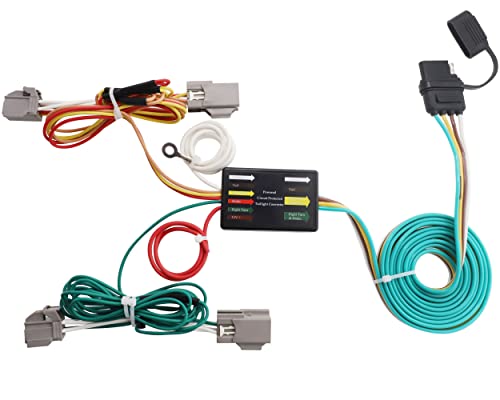 Oyviny 4 Way Trailer Wiring Harness 56093 for 2011-2019 Ford Taurus/2013-2016 Lincoln MKS/2020-2023 Ford Explorer