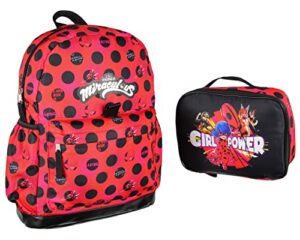 intimo miraculous tales of ladybug & cat noir queen bee alya césaire girl power characters 2 pc lunch box backpack set