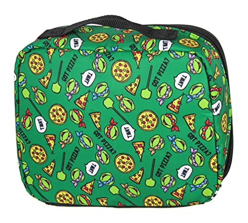 INTIMO Nickelodeon Teenage Mutant Ninja Turtles Got Pizza? Leonardo Raphael Donatello Michelangelo 2 Pc Lunch Box Backpack Set