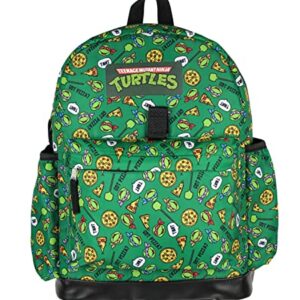 INTIMO Nickelodeon Teenage Mutant Ninja Turtles Got Pizza? Leonardo Raphael Donatello Michelangelo 2 Pc Lunch Box Backpack Set