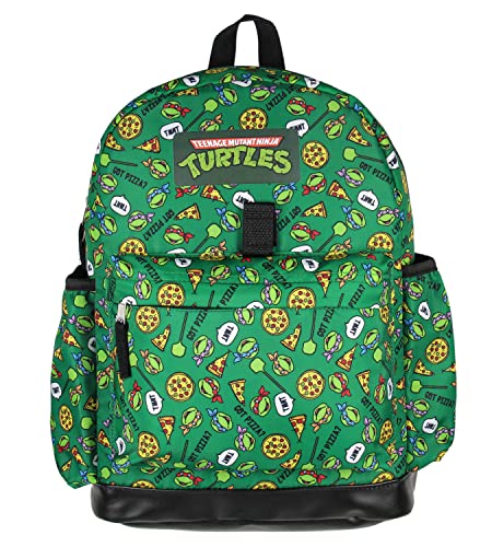 INTIMO Nickelodeon Teenage Mutant Ninja Turtles Got Pizza? Leonardo Raphael Donatello Michelangelo 2 Pc Lunch Box Backpack Set