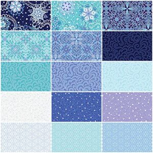 Amanda Murphy Winter Jewels Strip-Pies 40 2.5-inch Strips Jelly Roll Benartex, Assorted (STWJWPK)