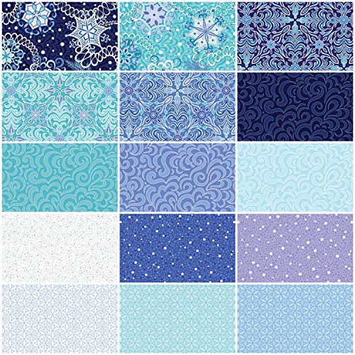 Amanda Murphy Winter Jewels Strip-Pies 40 2.5-inch Strips Jelly Roll Benartex, Assorted (STWJWPK)