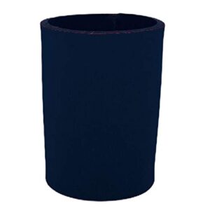 Blank Neoprene Full Bottom Can Coolie (10 Pack, Navy)