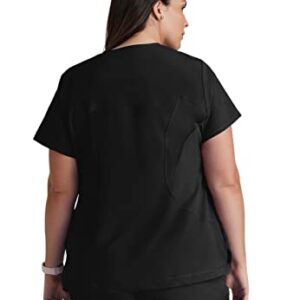 BARCO One BOT142 Women's Uplift Scrub Top Black 2XL