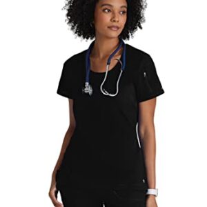 BARCO One BOT142 Women's Uplift Scrub Top Black 2XL