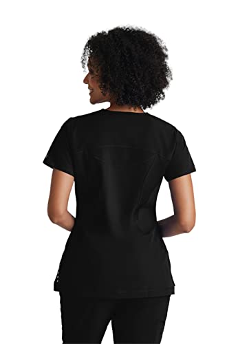 BARCO One BOT142 Women's Uplift Scrub Top Black 2XL