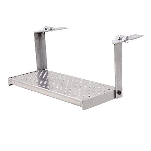 HD Ramps 26" W Folding Aluminum Punch Plate Trailer Step