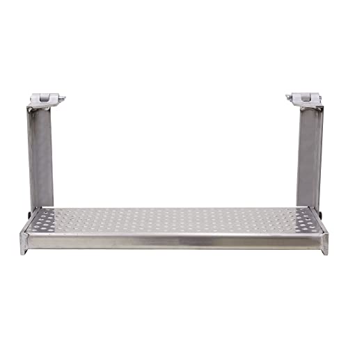 HD Ramps 26" W Folding Aluminum Punch Plate Trailer Step