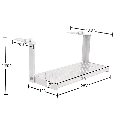 HD Ramps 26" W Folding Aluminum Punch Plate Trailer Step