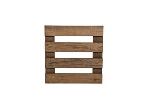 coffee mug holder, rustic mug rack wall mounted - 9 cup hangers; farmhouse wooden coffee mug display and cup organizer - distressed coffee cup rack organizer hanger, kitchen mug display storage