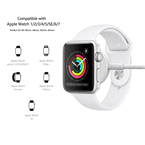 for Apple Watch Charger Cable Fast Compatible with iWatch Series SE 8 7 6 5 4 3 2 1（3.3FT/1M）