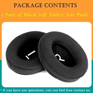 TaiZiChangQin ZX770BN Ear Pads Ear Cushions Replacement Compatible with Sony MDR-ZX770BN MDR-ZX770BT MDR-ZX780DC Headphone (Fabric Earpads Black)