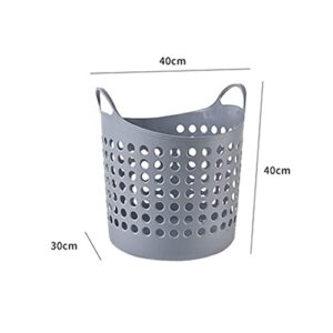 ACGrade Basket Organizer Storage Cloth Baskets for Storage Dirty Laundry Basket Plastic Dirty Clothes Basket Clothes Storage Basket Bathroom Laundry Basket Toys Sundries Storage Basket