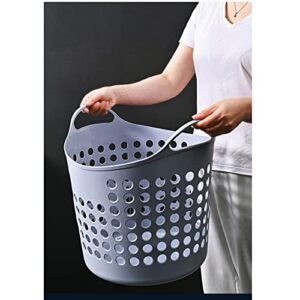 ACGrade Basket Organizer Storage Cloth Baskets for Storage Dirty Laundry Basket Plastic Dirty Clothes Basket Clothes Storage Basket Bathroom Laundry Basket Toys Sundries Storage Basket