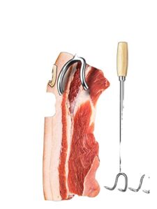 roast meat hook braised meat hook hook stainless steel wood烧腊钩卤肉钩钩不锈钢木