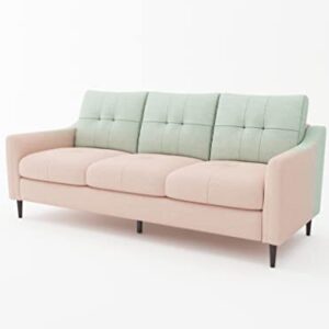 Meeyar Couches for Living Room,80 Inches 3 Seater Sofa Couch for Teen Girls Artistic Sofa for Lady Pink Green Gradient for Women for Office