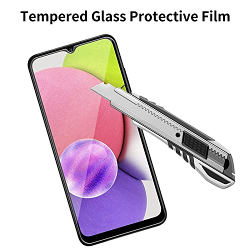 iCsapr [4 Pack] Glass Screen Protector Compatible for Samsung Galaxy A03s[9H Hardness]-HD Screen Tempered Glass, Scratch Resistant, Easy Install [Case Friendly][Bubble Free] 2.5D Edge