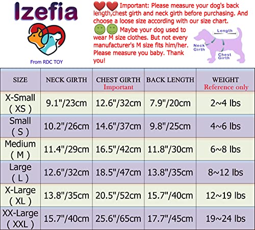 Izefia Dog Hoodie Dog Hoodies Clothes Apparel Fleece Dog Sweater Winter Sweatshirt Warm Cotton Loop Basic Dog Hoodie for Small Dog Puppy Cat Magenta XXL