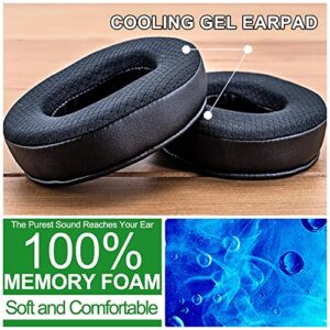 Arctis Pro Cooling Gel Earpads - Compatible with Arctis Pro Wireless, Arctis 7, Arctis5, Arctis3, Arctis1, Arctis 9X Headset, Arctis Series Hybrid Fabric Cooling Gel Replacement Cushion (Cooling Mesh)