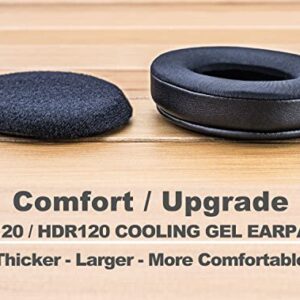 RS120 Cooling Gel Earpads - Compatible with RS120 RS 110 HDR120 Headphones, Hybrid Cooling Gel Replacement Cushion (Hybrid Fabric)