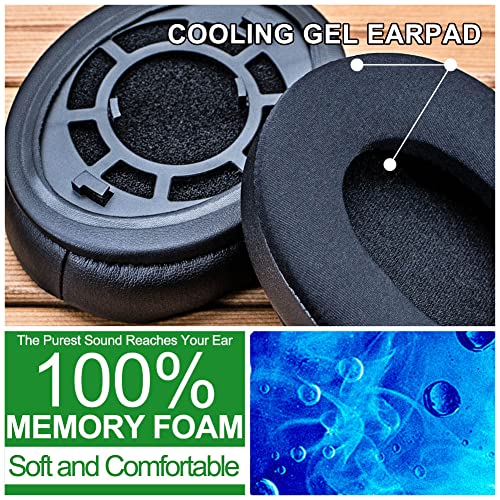 RS120 Cooling Gel Earpads - Compatible with RS120 RS 110 HDR120 Headphones, Hybrid Cooling Gel Replacement Cushion (Hybrid Fabric)