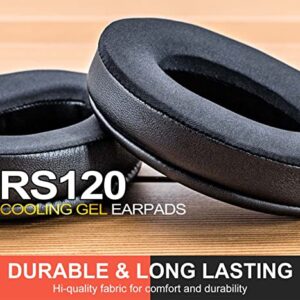 RS120 Cooling Gel Earpads - Compatible with RS120 RS 110 HDR120 Headphones, Hybrid Cooling Gel Replacement Cushion (Hybrid Fabric)