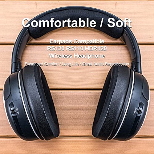 RS120 Cooling Gel Earpads - Compatible with RS120 RS 110 HDR120 Headphones, Hybrid Cooling Gel Replacement Cushion (Hybrid Fabric)