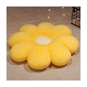 baiyuruodie flower pillows, cushions, cute room decor and plush pillows for bedroom sofa chairs (40cm, yellow01)
