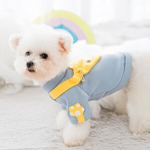 Dog Adorable Clothes with Sling Bag, Pet Cute Ourfit for Small Medium Girl Boy Puppy Dogs Cats, Machine Washable Sweatshirt Jacket Coat t-Shirt Costume Vest