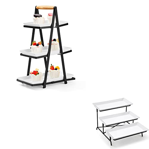 Yedio 3 Tier Serving Tray Set with Yedio 3 Tier Serving Tray