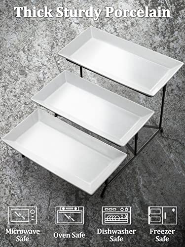Yedio 3 Tier Serving Tray Set with Yedio 3 Tier Serving Tray